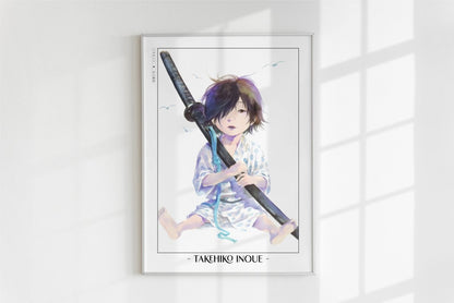 Vagabond - Baby with the Blade - Artist Name - White Frame