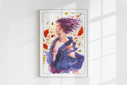 Vagabond - Autumn Leaves - Art Only - White Frame