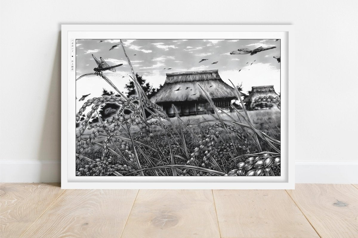 Vagabond - Farm House - Art Only - White Frame
