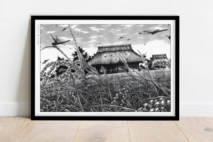 Vagabond - Farm House - Art Only - Black Frame