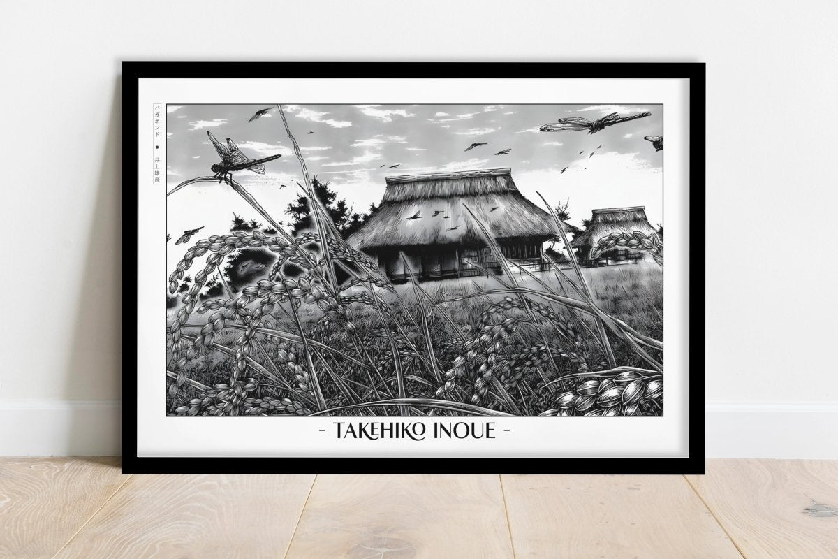 Vagabond - Farm House - Artist Name - Black Frame
