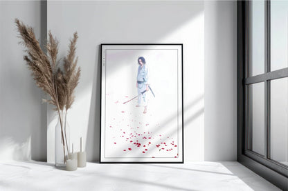 Vagabond - Trail of Red Petals - Art Only with Decor
