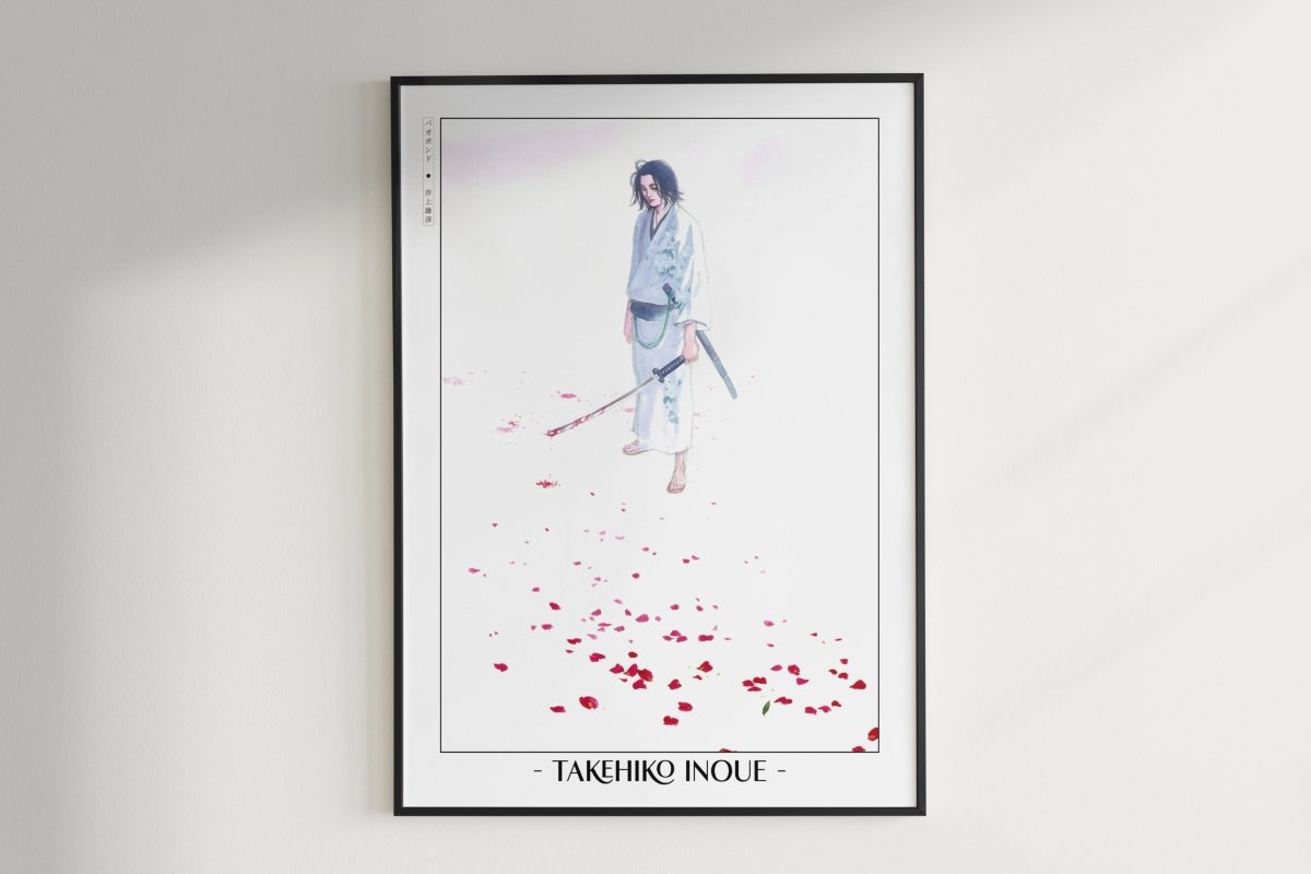 Vagabond - Trail of Red Petals - Artist Name Unframed