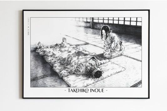 Vagabond - Injured Samurai - Artist Name Unframed