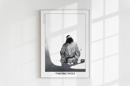 Vagabond - Sadness in Art - Artist Name - White Frame