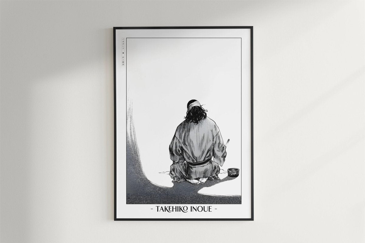 Vagabond - Sadness in Art - Artist Name - Black Frame