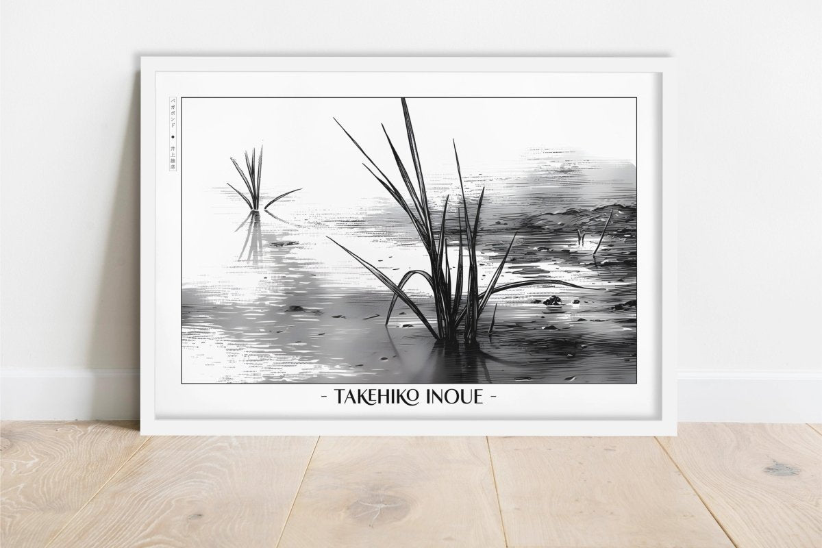 Vagabond - At Peace - Artist Name - White Frame