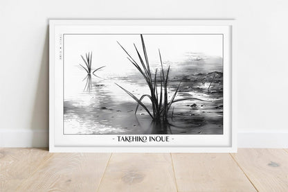 Vagabond - At Peace - Artist Name - White Frame