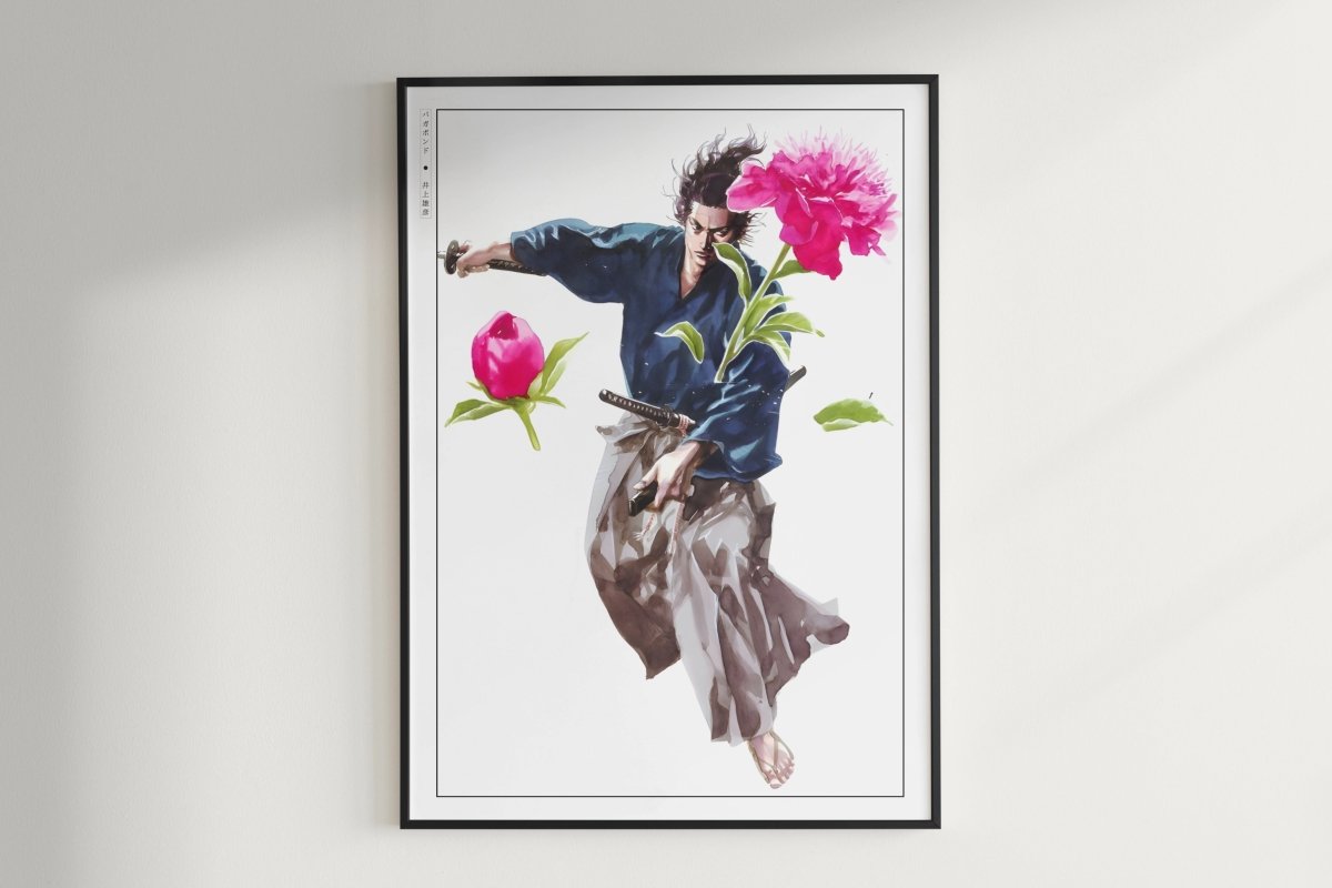 Vagabond - Slashed Flower - Art Only - Unframed