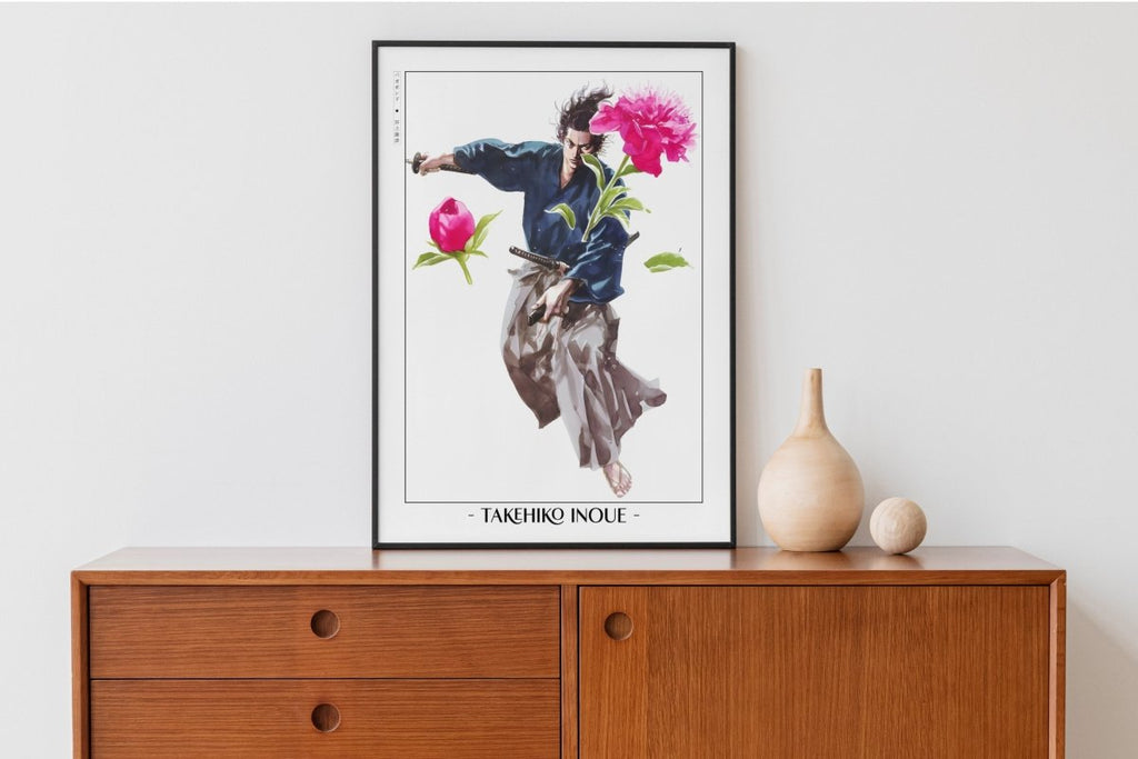 Vagabond - Slashed Flower - Artist Name with Decor