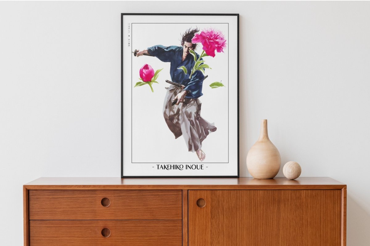 Vagabond - Slashed Flower - Artist Name with Decor