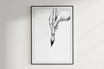 Vagabond - Brush Strokes - Art Only - Unframed