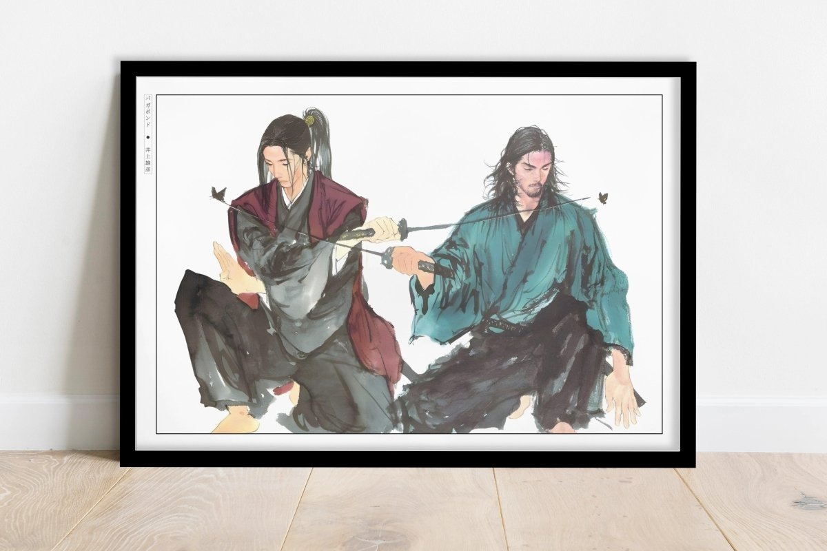 Vagabond - Peaceful Samurai - Art Only - Black Frame