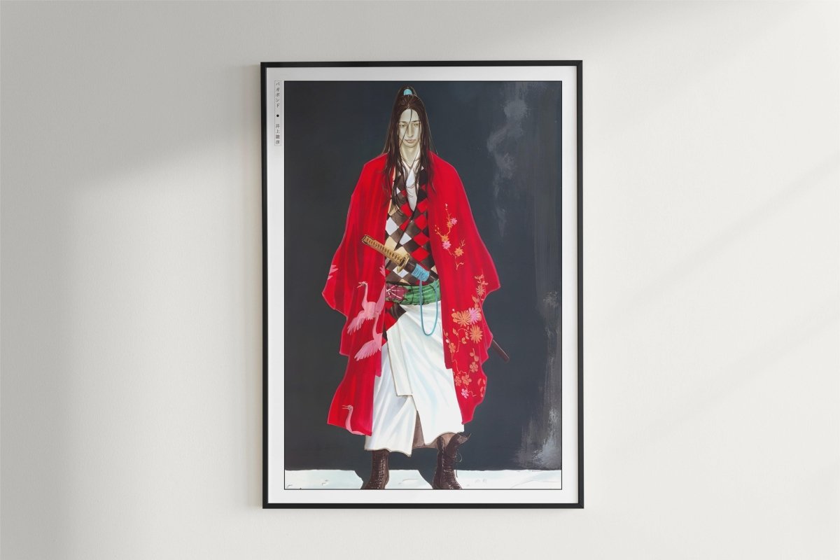 Vagabond - The Deaf Samurai - Art Only - Black Frame