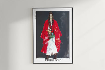 Vagabond - The Deaf Samurai - Artist Name - Black Frame