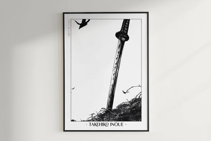 Vagabond - A Lonely Sword - Artist Name Unframed