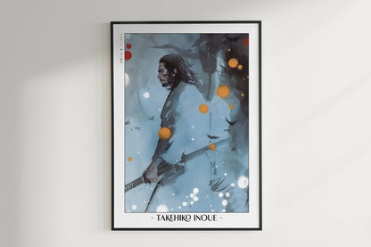Vagabond - Musashi in Ink - Artist Name Unframed