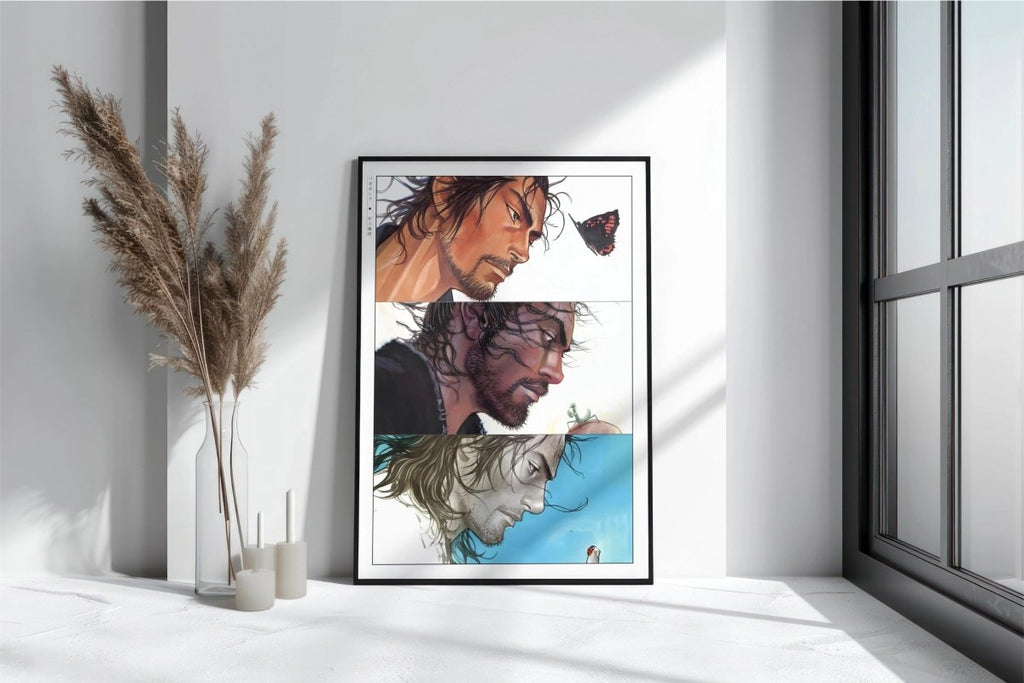 Vagabond - Musashi in Colour - Art Only with Decor