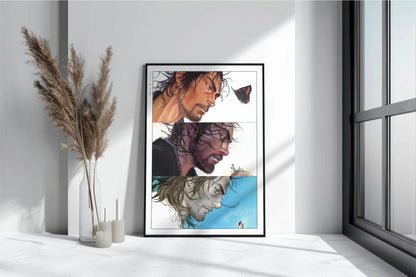 Vagabond - Musashi in Colour - Art Only with Decor