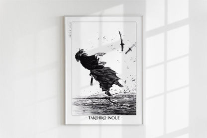 Vagabond - Defeat - Artist Name - White Frame