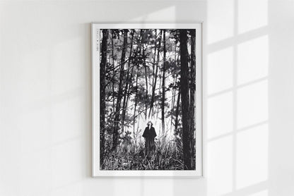 Vagabond - Among Tall Trees - Art Only - White Frame
