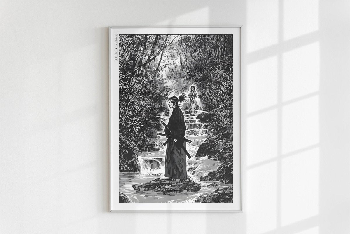 Vagabond - Downstream - Art Only - White Frame