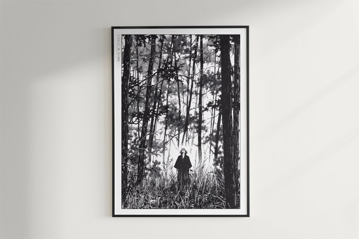Vagabond - Among Tall Trees - Art Only - Black Frame