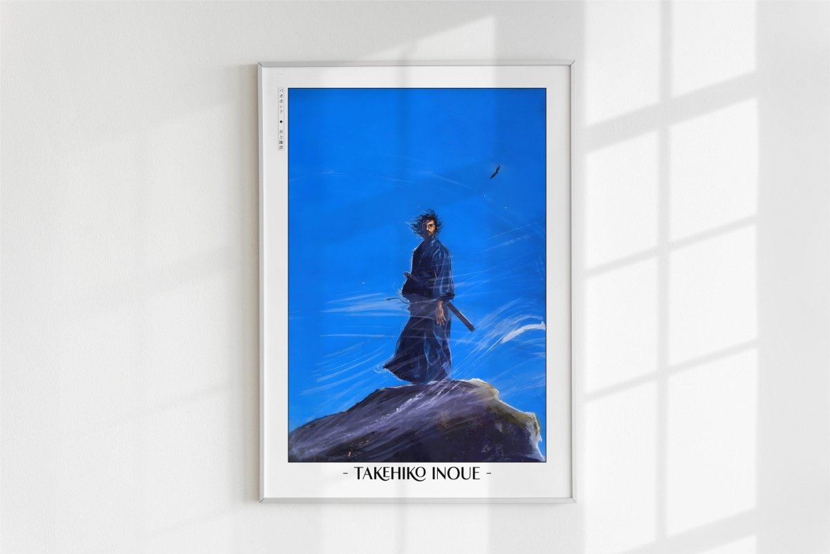 Vagabond - Cold Winds - Artist Name - White Frame