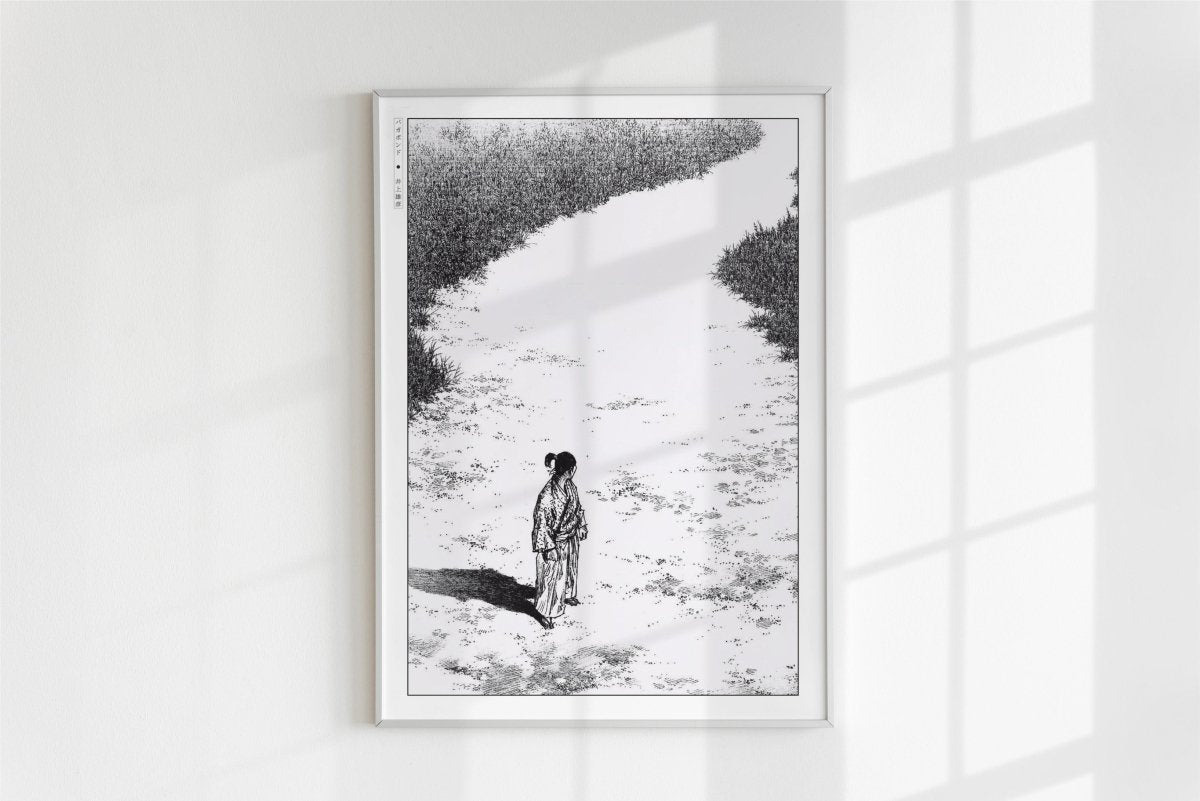 Vagabond - A Walked Path - Art Only - White Frame