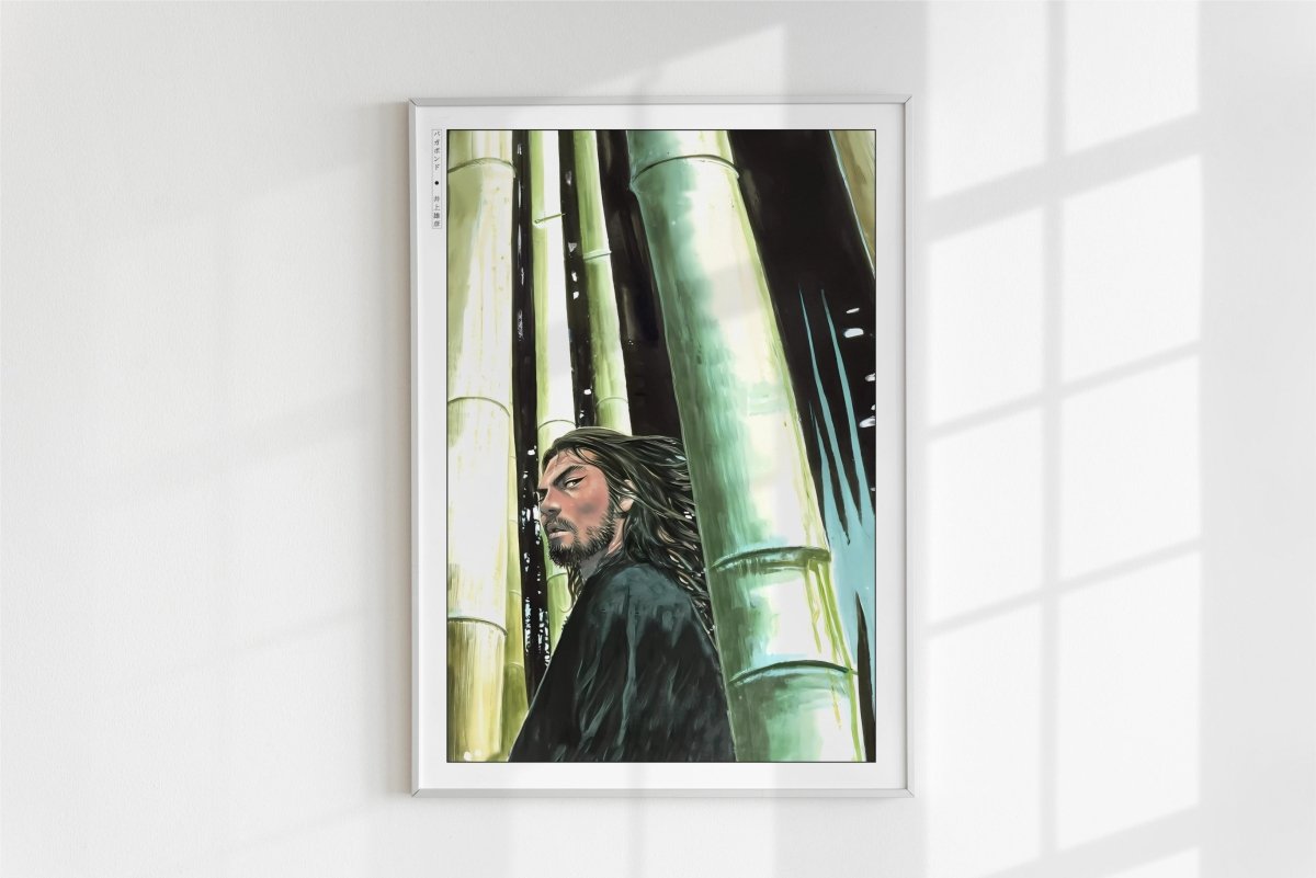 Vagabond - Between Bamboo - Art Only - White Frame
