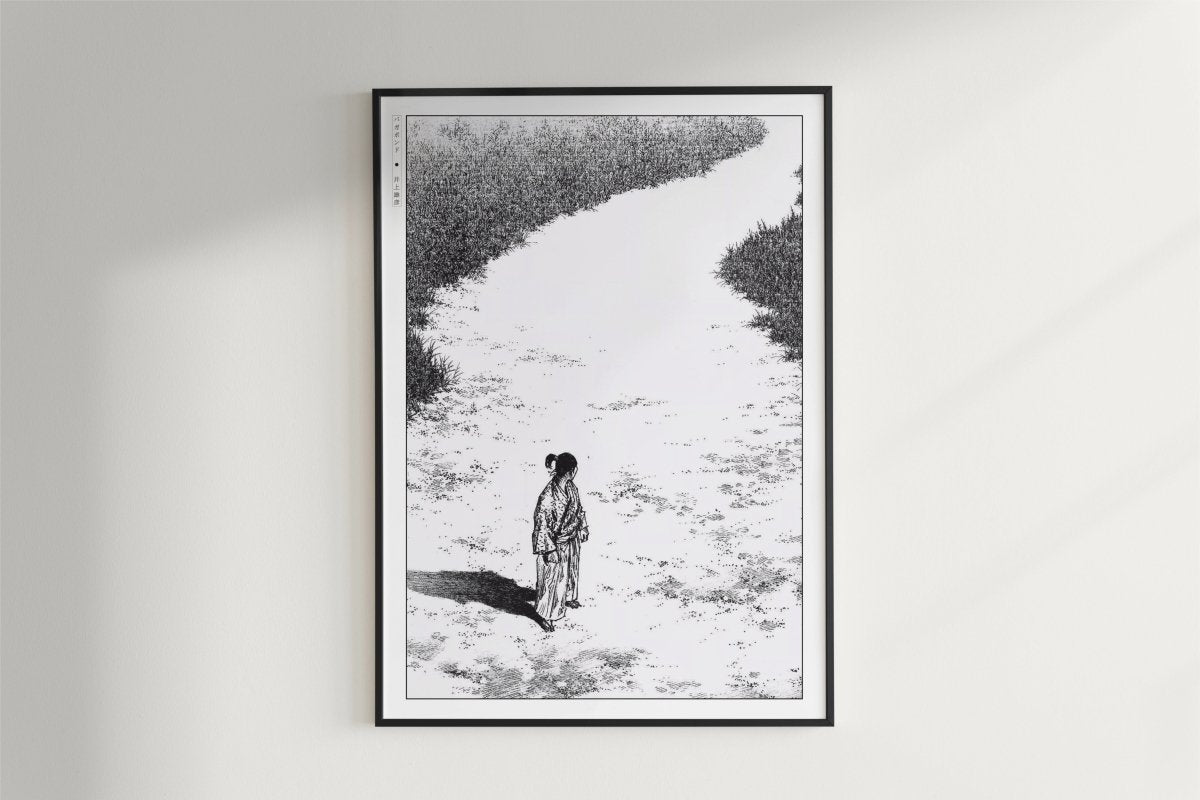 Vagabond - A Walked Path - Art Only - Black Frame