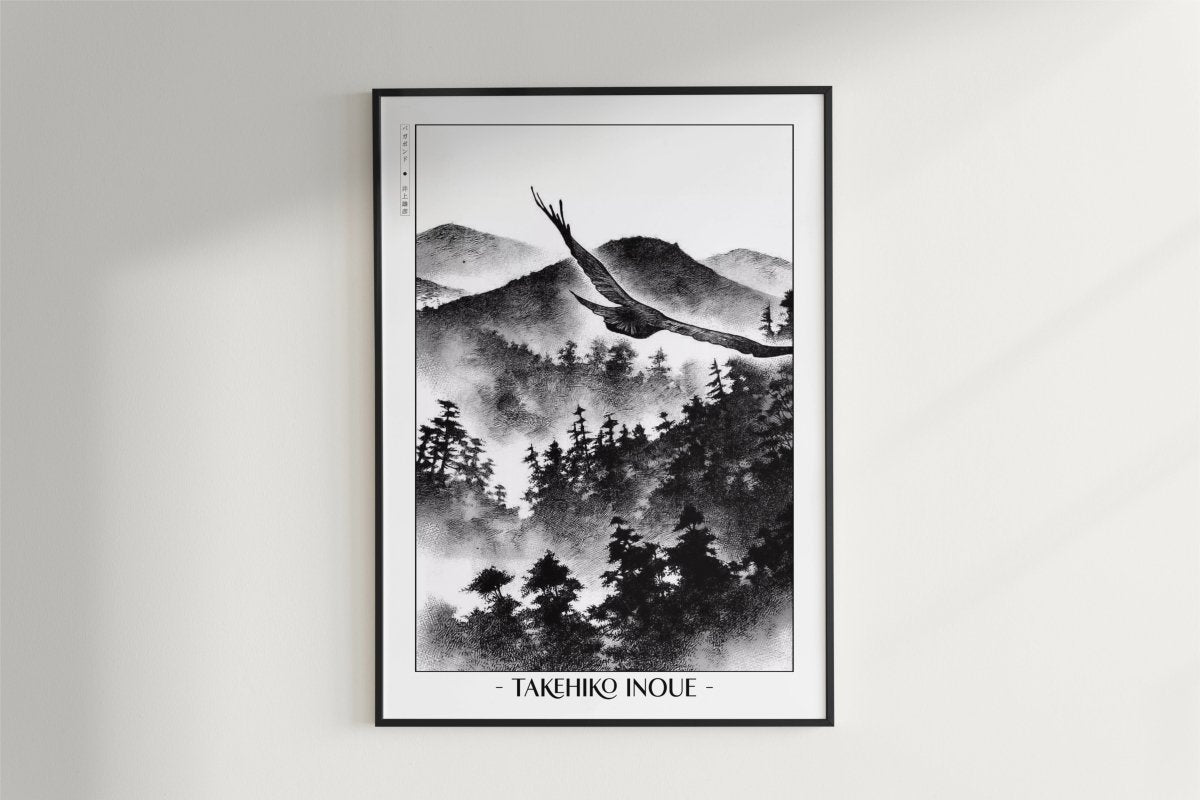 Vagabond - Through the Skies - Artist Name - Black Frame