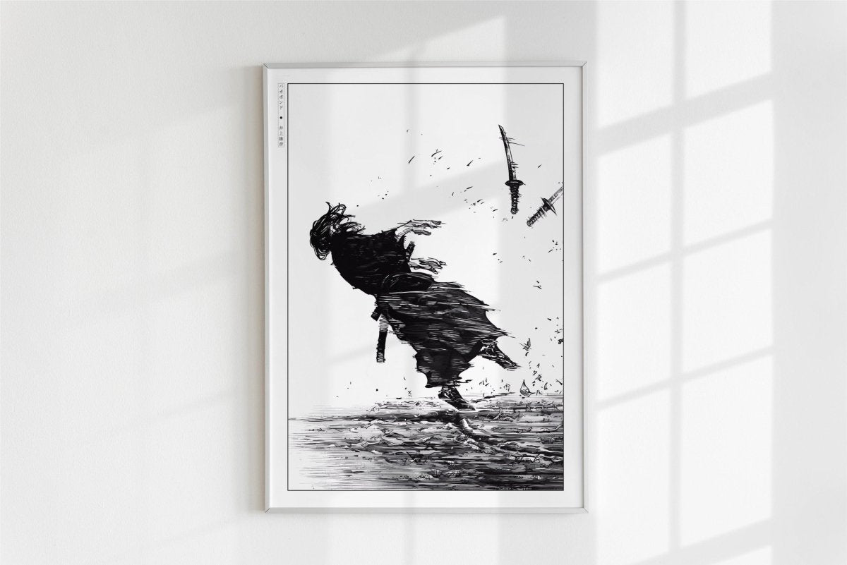 Vagabond - Defeat - Art Only - White Frame
