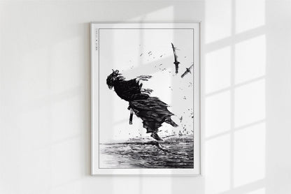 Vagabond - Defeat - Art Only - White Frame