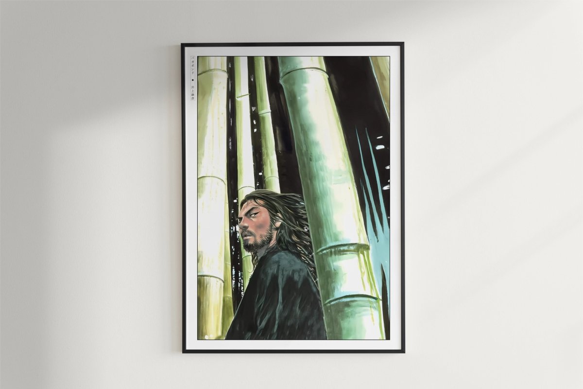 Vagabond - Between Bamboo - Art Only - Black Frame